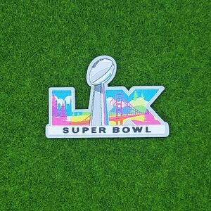 Super Bowl LX Small Woven Iron-on 3" Patch